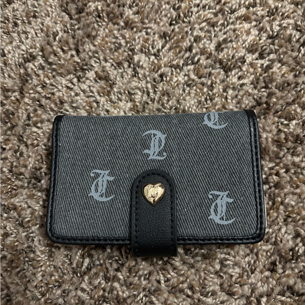 Sparkly! Juicy couture mini wallet black